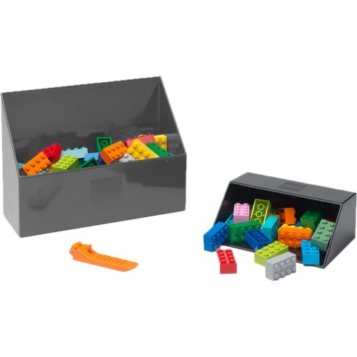 Room Copenhagen LEGO brick shovel set of 2 , storage box (Gray) (41210001)