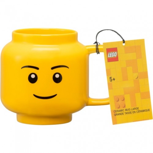 Room Copenhagen LEGO ceramic mug boy, large (yellow) (41460800)