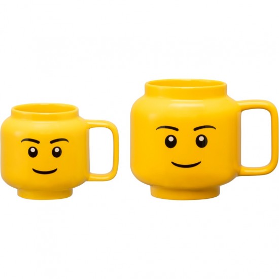 Room Copenhagen LEGO ceramic mug boy, large (yellow) (41460800)