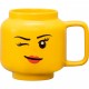 Room Copenhagen LEGO ceramic mug Winking Girl, large (yellow) (41460803)