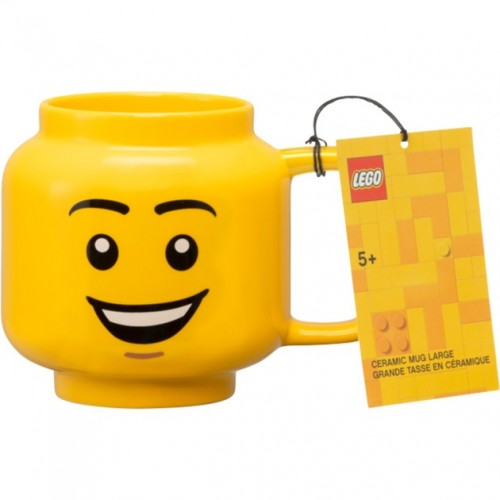 Room Copenhagen LEGO ceramic mug Happy Boy, large (yellow) (41460806)