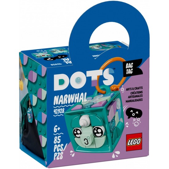 LEGO® DOTS: Bag Tag Narwha (41928)