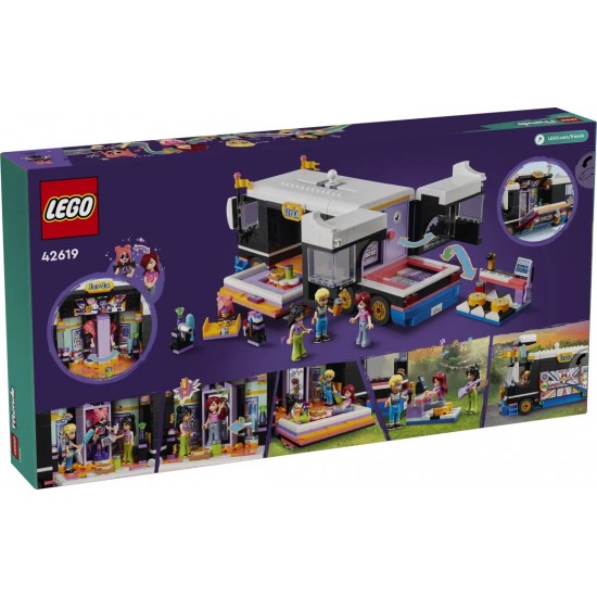 LEGO Friends Pop Star Music Tour Bus (42619)