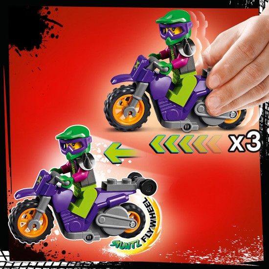 LEGO® City Stuntz: Wheelie Stunt Bike (60296)