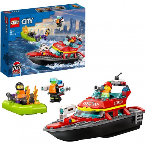 LEGO City Fire Rescue Boat (60373)