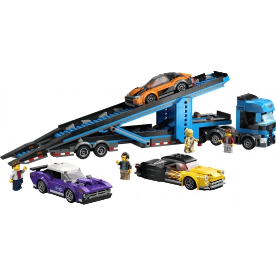 LEGO City Car Transporter Truck With Sports Cars (60408)
