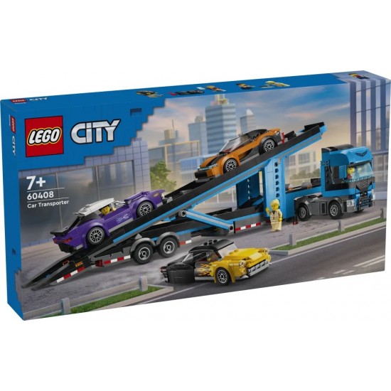 LEGO City Car Transporter Truck With Sports Cars (60408)