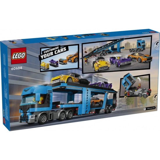 LEGO City Car Transporter Truck With Sports Cars (60408)