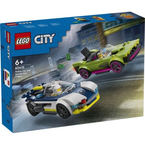LEGO City Police Car & Muscle Car Chase (60415)