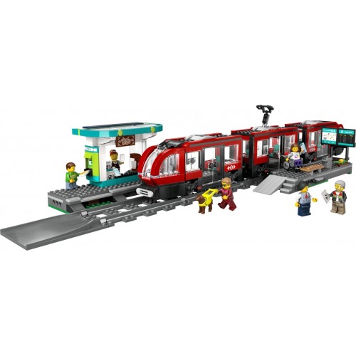 LEGO City Downtown Streetcar & Station (60423) LEGO City Downtown Streetcar & Station (60423)