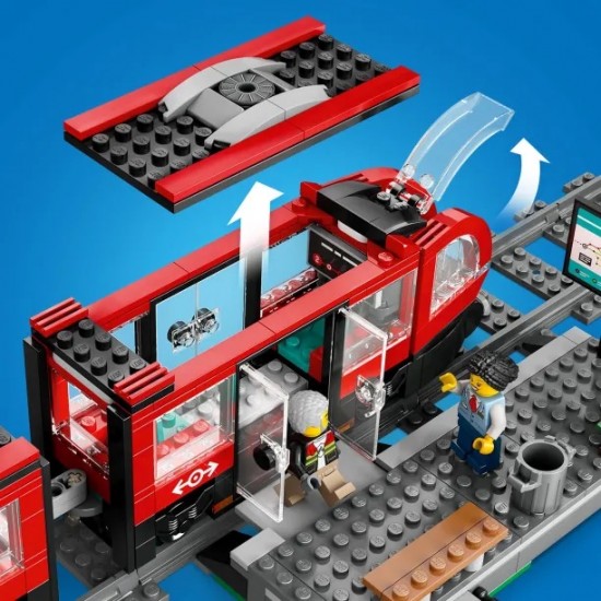 LEGO City Downtown Streetcar & Station (60423)