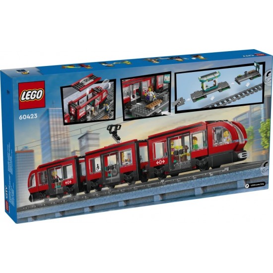 LEGO City Downtown Streetcar & Station (60423)
