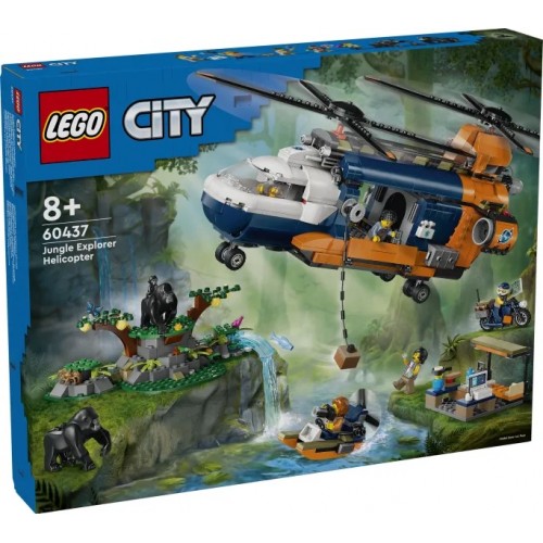 LEGO City Jungle Explorer Helicopter At Base Camp (60437)