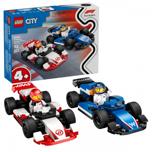 LEGO City F1 Williams Racing & Haas F1 Race Cars (60464)