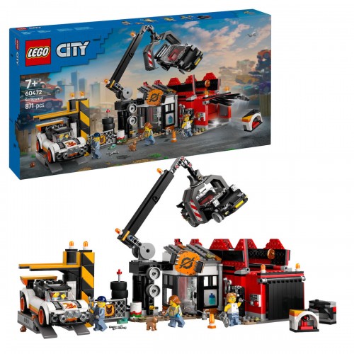 LEGO City Scrapyard With Cars (60472)