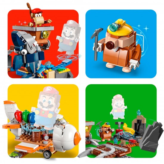 LEGO Super Mario Diddy Kong's Mine Cart Ride Expansion Set (71425)