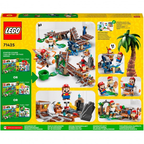 LEGO Super Mario Diddy Kong's Mine Cart Ride Expansion Set (71425)