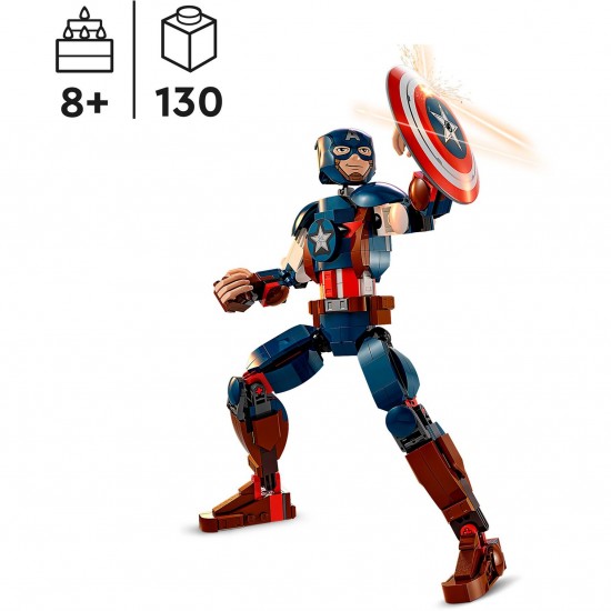 LEGO Super Heroes Captain America Construction Figure (76258)