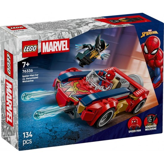 LEGO Marvel: Spider-Man Car vs. Venomized Wolverine (76336)