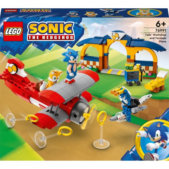 LEGO Sonic The Hedgehog Tails' Workshop & Tornado Plane (76991)