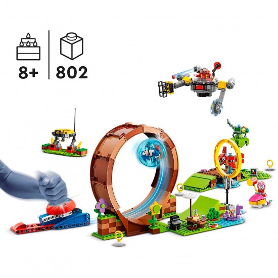 LEGO Sonic The Hedgehog Sonic's Green Hill Zone Loop Challenge (76994)