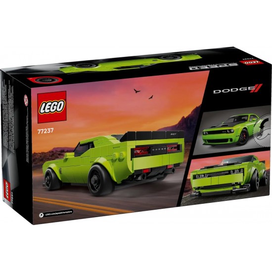 Lego Speed Champions Dodge Challenger SRT Hellcat Sports Car(77237)