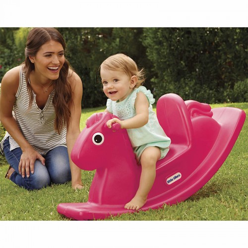 Little Tikes Τραμπάλα Κουνιστό αλογάκι Ride on Ροζ (173943)