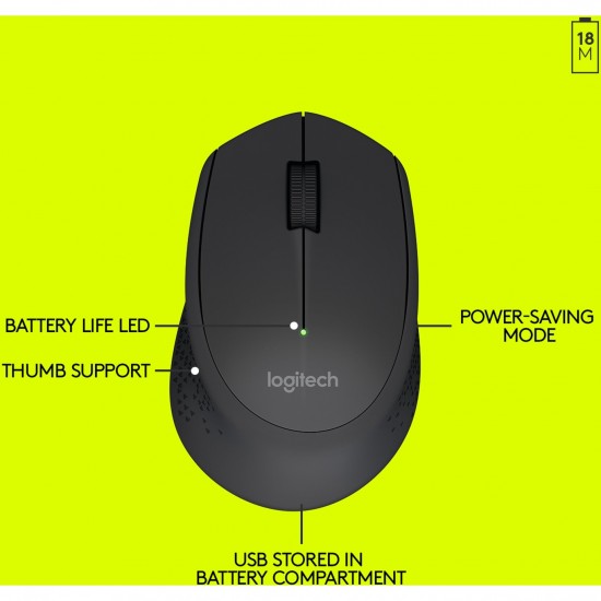 Logitech M280 wireless, mouse (910-004287)