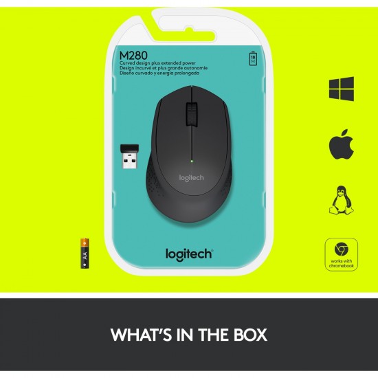Logitech M280 wireless, mouse (910-004287)
