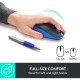 Logitech M190, mouse (black/blue) (910-005907)