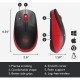 Logitech M190, mouse (black red) (910-005908)