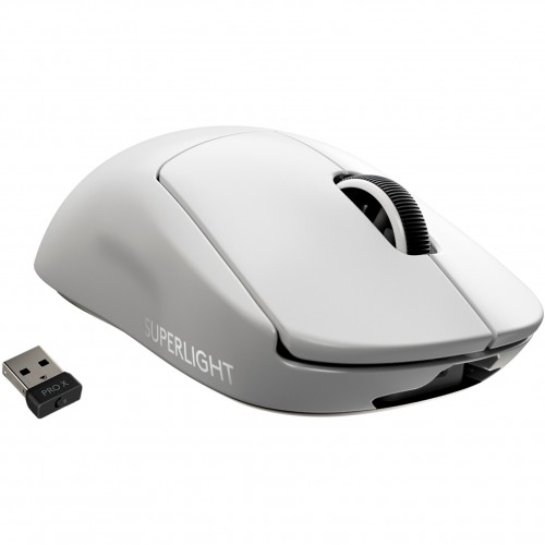 Logitech PRO X SUPERLIGHT, gaming mouse (white) (910-005942)