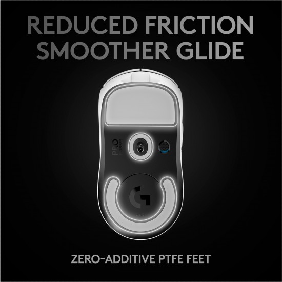 Logitech PRO X SUPERLIGHT, gaming mouse (white) (910-005942)