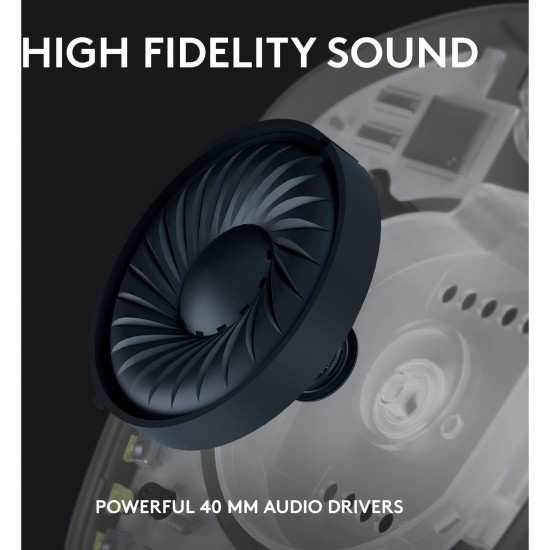 Logitech G435 LIGHTSPEED, gaming headset (981-001074)