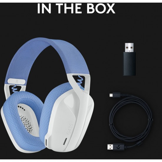 Logitech G435 LIGHTSPEED, gaming headset (981-001074)