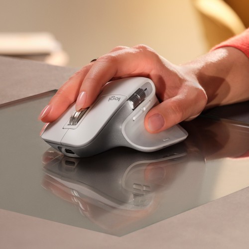 Logitech MX Master 3S, mouse (light grey) (910-006560)