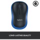 Logitech Wireless Mouse M185, Mouse (blue) (910-002239)