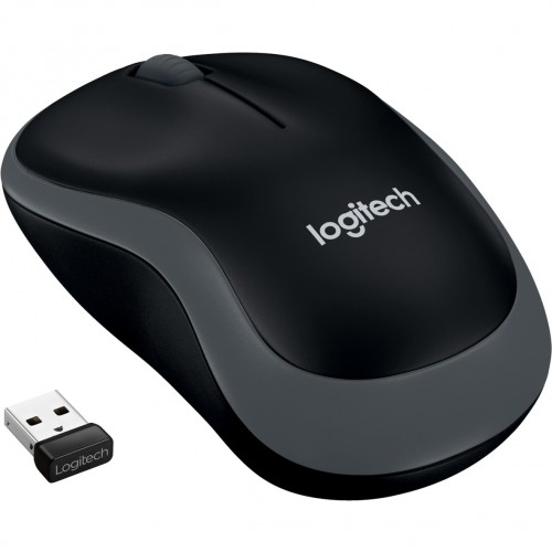 Logitech Wireless Mouse M185, Mouse (grey) (910-002238)