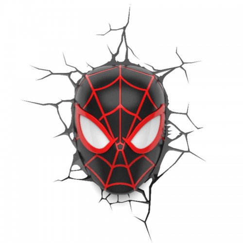 3D Light FX – 3DL – Marvel Spiderman Miles Morales Face (DH0171GN/ACLOU89759)