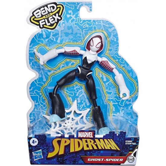 Hasbro Spider Man Bend And Flex Ghost Spider 15 εκ. (E7688/7335)