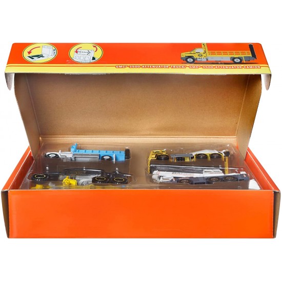 Mattel Matchbox Pack of 4 Different Construction Vehicles Toy από 4 ετών (HCC07)