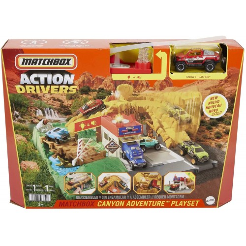 Mattel Matchbox  Canyon Adventure Playset Μεγάλα Σετ Δράσης HHH32 (HHH32)