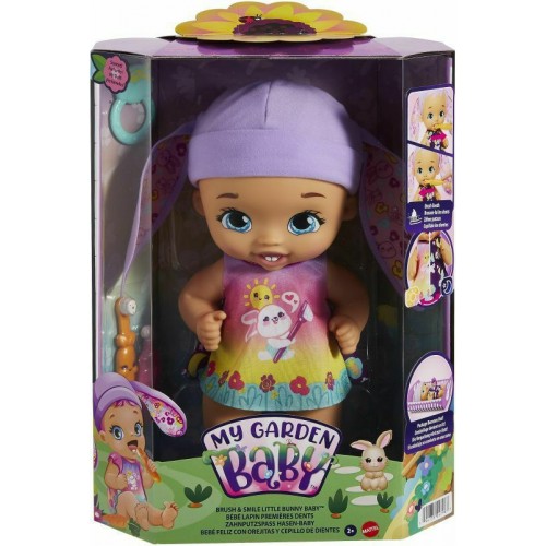 Mattel My Garden Baby Γλυκό Μωράκι Λαγουδάκι Ροζ 30cm (HGC12)