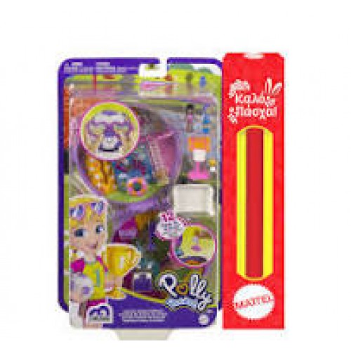 Mattel Polly Pocket - Soccer Squad Compact με Λαμπάδα (FRY35/HCG14)
