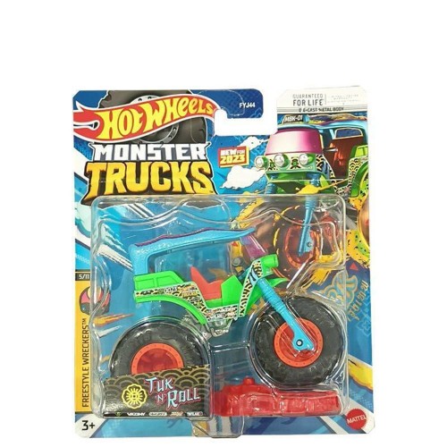 Mattel Hot Wheels Monster Trucks - Tuk 'N' Roll Die-Cast Vehicle (FYJ44/HKM38)