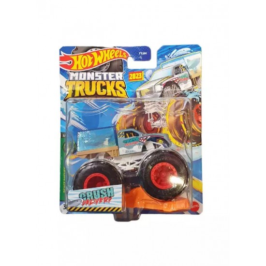 Mattel Hot Wheels Monster Trucks - Crush Delivery Die-Cast Vehicle (FYJ44/HKM42) Mattel Hot Wheels Monster Trucks - Crush Delivery Die-Cast Vehicle (FYJ44/HKM42)