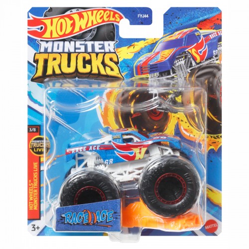 Mattel Hot Wheels Monster Trucks - Race Ace Die-Cast Vehicle (FYJ44/HNW27)