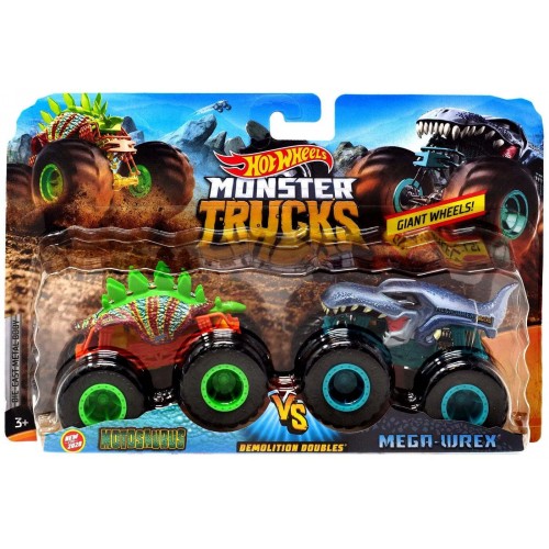 Mattel Hot Wheels Monster Trucks: Demolition Doubles - Motosaurus VS Mega-Wrex (FYJ64/HNX25)