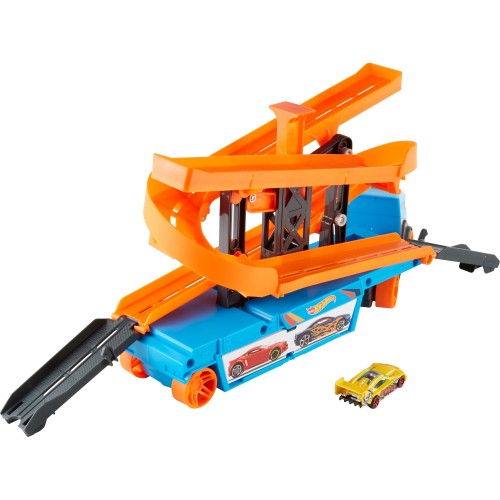Mattel Hot Wheels City Mega Action Transporter, toy vehicle (GNM62)