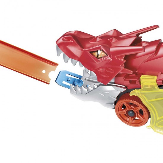Mattel Hot Wheels City - Dragon Launch Transporter με Λαμπάδα (GTK42)
